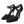 Dolce & Gabbana Black Mesh Ankle Strap Heels Sandals Shoes