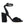 Dolce & Gabbana Black Leopard Suede Heels Sandals Shoes