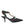 Dolce & Gabbana Black Leather Embellished Heels Sandal Shoes