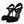 Dolce & Gabbana Black Suede Crystals Keira Sandals Shoes