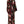 Dolce & Gabbana Bordeaux Floral Maxi Kaftan Crepe Robe Dress