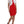 Dolce & Gabbana Red Nylon Stretch Bodycon Sheath Mini Dress