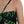 Dolce & Gabbana Black Green Leaf Silk Halter Cropped Top