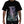 Dolce & Gabbana Black Printed Crewneck Tee Cotton T-shirt