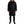 Dolce & Gabbana Black Nylon Hooded Parka Coat Winter Jacket