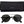 Dolce & Gabbana Matte Black Steel Frame Green Lens DG2245 Sunglasses