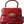 Dolce & Gabbana Red Leather Top Handle Crossbody WELCOME Shoulder Bag