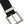 Dolce & Gabbana Black Leather Beige Strap Silver Metal Buckle Belt