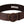 Dolce & Gabbana Dark Brown Wide Calf Leather Logo Round Buckle Belt