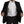 Dolce & Gabbana Black Wool Slim Fit Notch Jacket Blazer