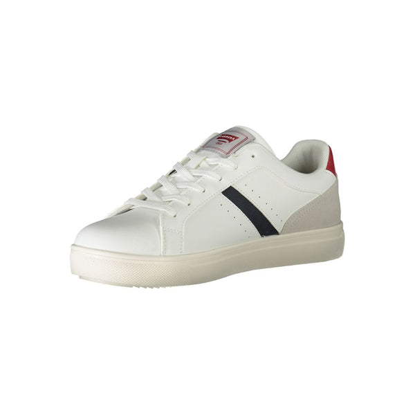 Carrera White Polyester Sneaker