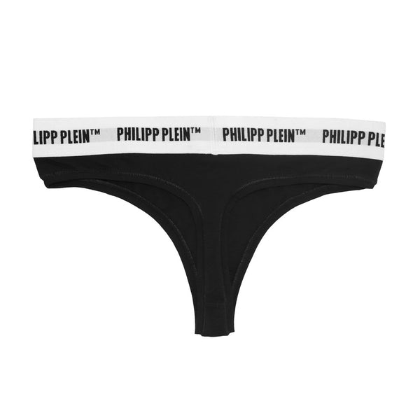 Philipp Plein Black Cotton Alusvaatteet