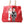 Dolce & Gabbana Red Leather #DGFamily Patch Shopping Tote Bag