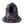 Dolce & Gabbana Purple Faux Fur Whole Head Wrap Hat