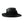 Dolce & Gabbana Black Leather DG Coin Crystal Wide Brim Hat