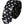 Dolce & Gabbana Black Heart Polka Dot Adjustable Tie