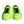 Dolce & Gabbana Neon Green Logo Tape Low Top Sneakers Shoes