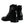 Dolce & Gabbana Black Logo Lace Up Mid Calf Men Boots Shoes