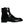 Dolce & Gabbana Black Logo Lace Up Mid Calf Men Boots Shoes