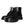 Dolce & Gabbana Black Leather Lace Up Ankle Boots Men Shoes