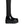 Dolce & Gabbana Black Leather Jersey Knee High Boots Shoes