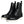 Dolce & Gabbana Black Leather Combat Mid Calf Boots Shoes