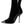 Dolce & Gabbana Black Patent Leather Crystal Heel Boots Shoes