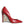 Dolce & Gabbana Red Patent Leather Faux Pearl Heels Pumps Shoes