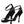 Dolce & Gabbana Black KEIRA Heels Ankle Strap Sandals Shoes