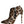 Dolce & Gabbana Brown Leopard Calf Fur Heels Ankle Boots Shoes