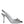 Dolce & Gabbana Silver Mesh Crystal Embellished Slingback Shoes