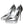 Dolce & Gabbana Silver Leather Platform Heels Pumps Shoes