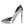 Dolce & Gabbana Silver Leather Platform Heels Pumps Shoes