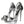 Dolce & Gabbana Silver KEIRA Heels Ankle Strap Sandals Shoes