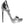 Dolce & Gabbana Silver KEIRA Heels Ankle Strap Sandals Shoes