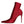 Dolce & Gabbana Cherry Red Stretch Stilettos Ankle Boot Shoes