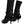 Dolce & Gabbana Black Leather Stilettos Booties Socks Shoes