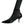 Dolce & Gabbana Black Leather Stilettos Booties Socks Shoes