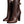 Dolce & Gabbana Brown Leather Heels Mid Calf Boots Shoes