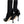 Dolce & Gabbana Black Stretch Stilettos Booties Socks Shoes