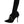 Dolce & Gabbana Black Stiletto Heels Mid Calf Boots Shoes