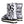 Dolce & Gabbana White Padded Logo Print Mid Calf Boots Shoes