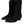 Dolce & Gabbana Black Gray Leopard Cowboy Boots Shoes