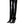 Dolce & Gabbana Black Patent Leather Knee High Boots Shoes