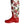 Dolce & Gabbana Red Floral Rubber Knee High Flat Boots Shoes