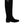 Dolce & Gabbana Black Suede Leather Knee High Boots Shoes