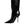 Dolce & Gabbana Black Patent Leather Mid Calf Boots Shoes