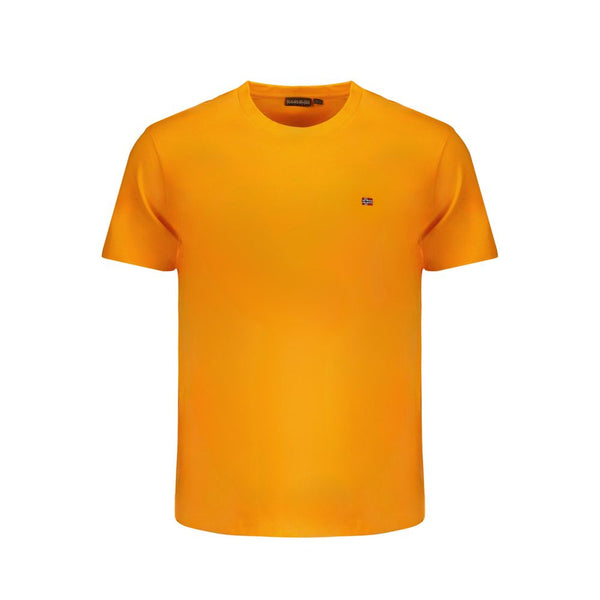 Napapijri Orange Cotton T-Shirt