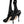 Dolce & Gabbana Black Mesh Stiletto Heels Sandals Shoes