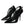 Dolce & Gabbana Black Mesh Patent Leather Heels Pumps Shoes